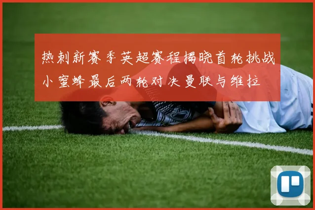 热刺新赛季英超赛程揭晓首轮挑战小蜜蜂最后两轮对决曼联与维拉